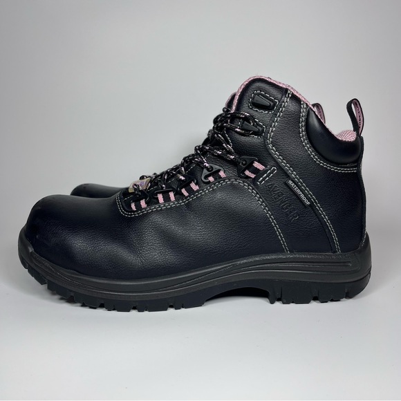 Avenger Womens Breaker Mid 6" Lace Up Work Boot Composite Toe Waterproof Size 10 - Picture 2 of 12